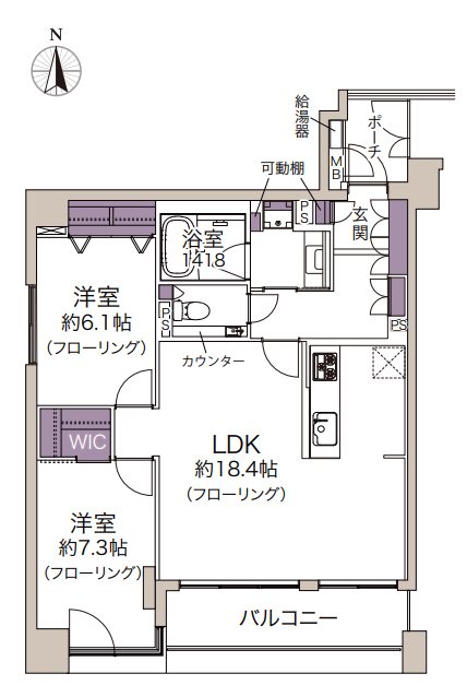 グラシオーズ芦刈山  間取図・土地図