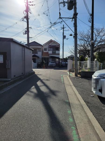 堺市北区百舌鳥西之町2丁　売土地 現地写真（前面道路含む現地写真）