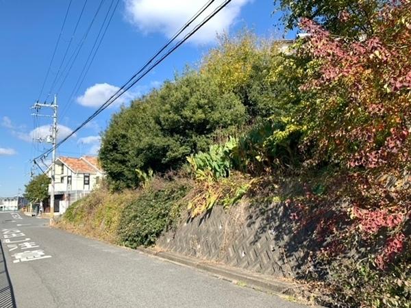 羽曳野市河原城　売土地 現地写真（前面道路含む現地写真）