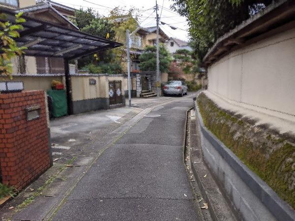 京都市左京区上高野東田町　中古戸建 現地写真（前面道路含む現地写真）