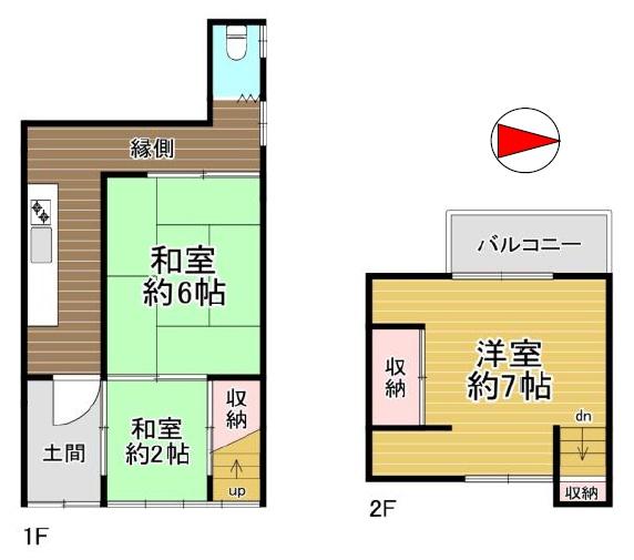 京都市上京区下長者通六軒町西入利生町　中古戸建 間取図・土地図