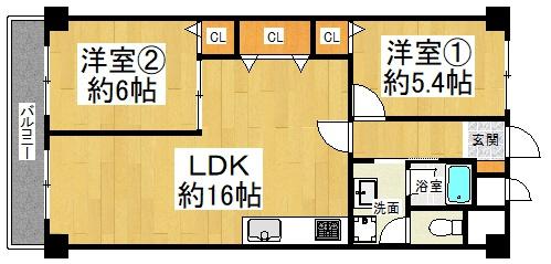 パークハイツ千島 間取図・土地図