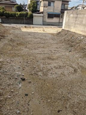 堺市堺区霞ヶ丘3丁　売土地 現地写真（前面道路含む現地写真）