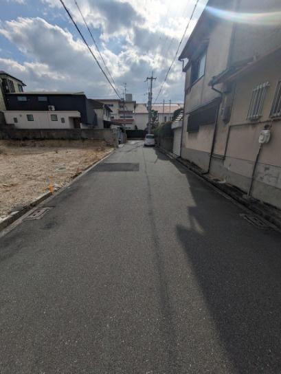 堺市堺区霞ヶ丘3丁　売土地 現地写真（前面道路含む現地写真）