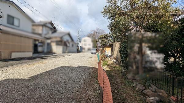 京都市西京区樫原下ノ町　建築条件無売土地 現地写真