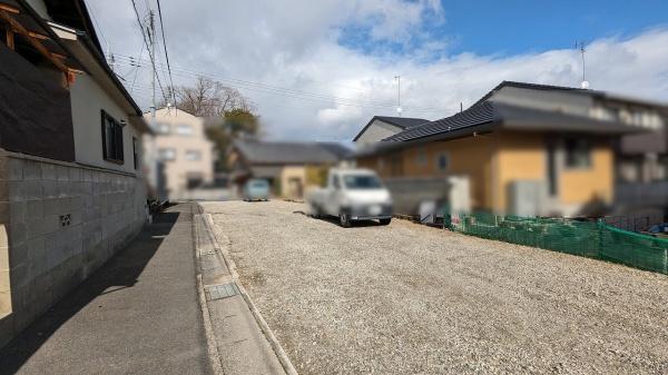 京都市西京区樫原下ノ町　建築条件無売土地 現地写真（前面道路含む現地写真）