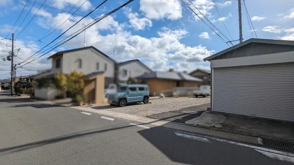 京都市西京区樫原下ノ町　建築条件無売土地 現地写真（前面道路含む現地写真）