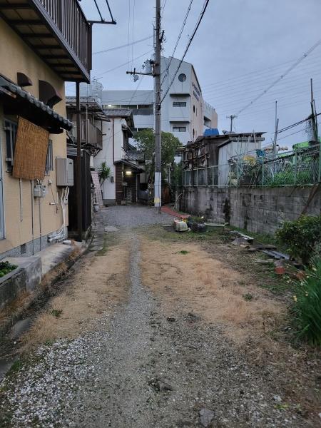 堺市北区南花田町　中古戸建 現地写真（前面道路含む現地写真）