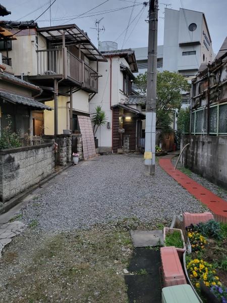 堺市北区南花田町　中古戸建 現地写真（前面道路含む現地写真）