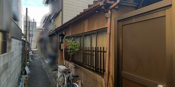 京都市右京区太秦安井馬塚　古家付き売土地 現地写真