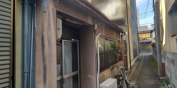 京都市右京区太秦安井馬塚　古家付き売土地 現地写真