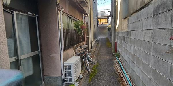 京都市右京区太秦安井馬塚　古家付き売土地 現地写真
