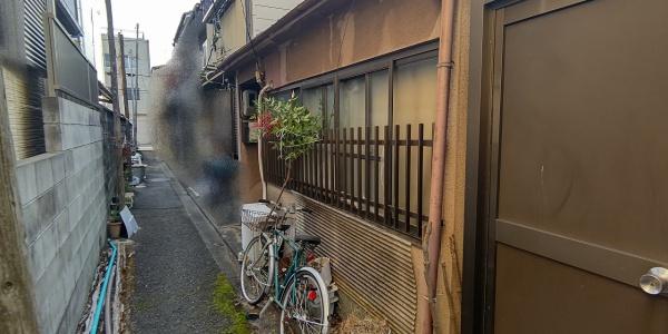 京都市右京区太秦安井馬塚　古家付き売土地 現地写真