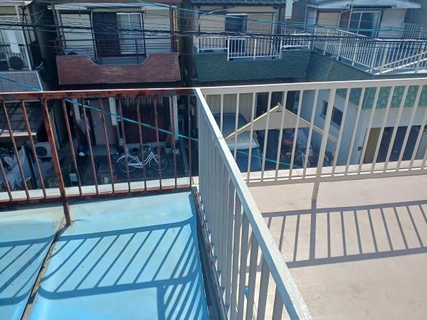 大阪府松原市北新町５丁目 現地写真（バルコニー）