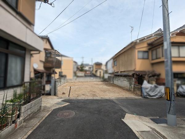 京都市右京区鳴滝安井殿町　建築条件無売土地 現地写真（前面道路含む現地写真）