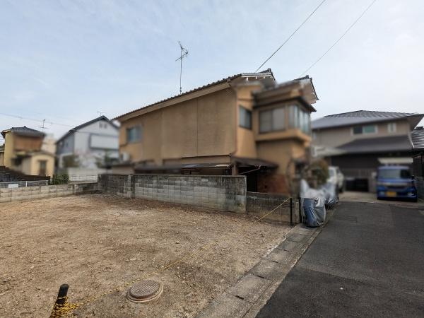 京都市右京区鳴滝安井殿町　建築条件無売土地 現地写真（前面道路含む現地写真）