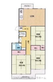 新檜尾台第2次住宅2号棟 間取図・土地図