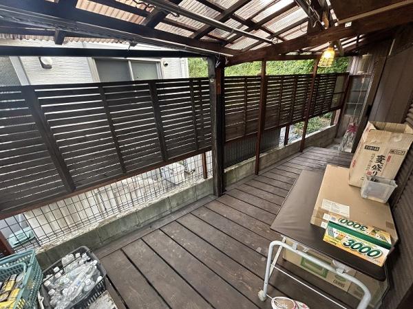 京都市北区大宮玄琢北町　中古戸建 現地写真（バルコニー）