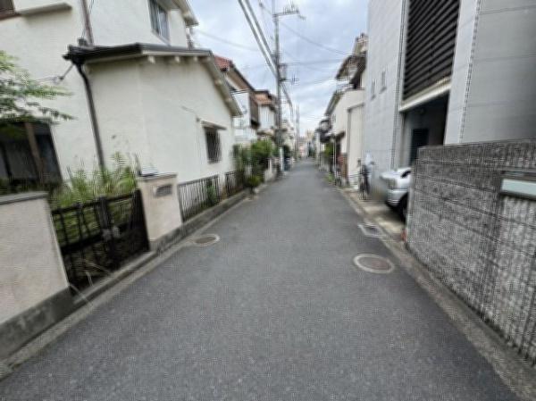 八尾市山本町南8丁目　売土地 現地写真（前面道路含む現地写真）