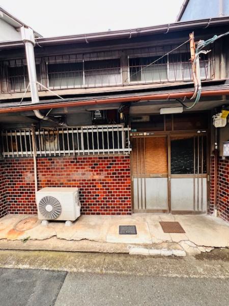 堺市堺区桜之町西3丁　古家付売土地 現地写真（前面道路含む現地写真）