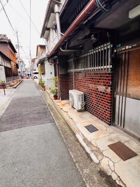 堺市堺区桜之町西3丁　古家付売土地 現地写真（前面道路含む現地写真）