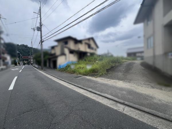 京都市左京区北白川上池田町　建築条件無売土地 現地写真（前面道路含む現地写真）