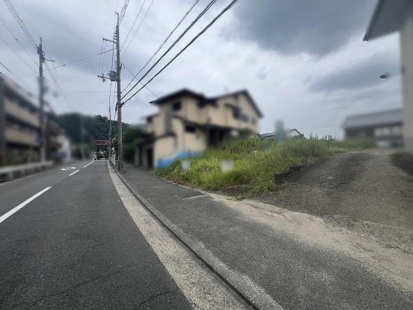 京都市左京区北白川上池田町　建築条件無売土地 現地写真（前面道路含む現地写真）
