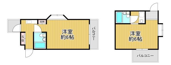 TYCOONサン九　3室バルク売り 間取図・土地図