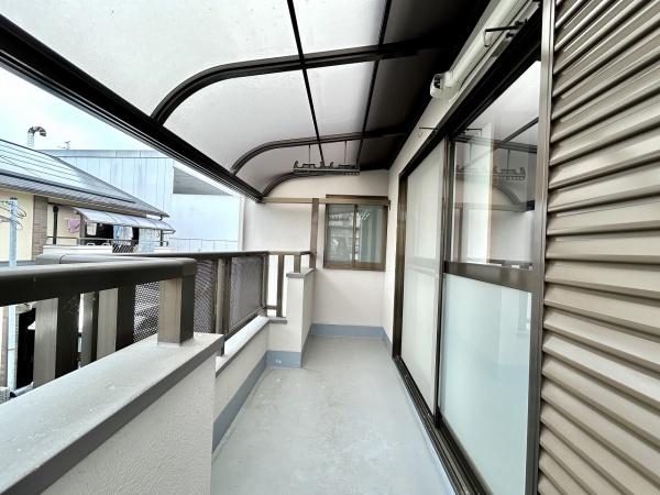 羽曳野市西浦　中古戸建 現地写真（バルコニー）