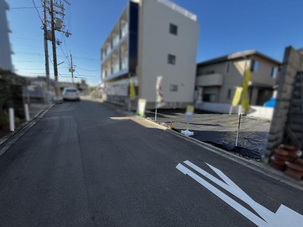 京都市上京区堀川町　2号地　建築条件付売土地 現地写真（前面道路含む現地写真）