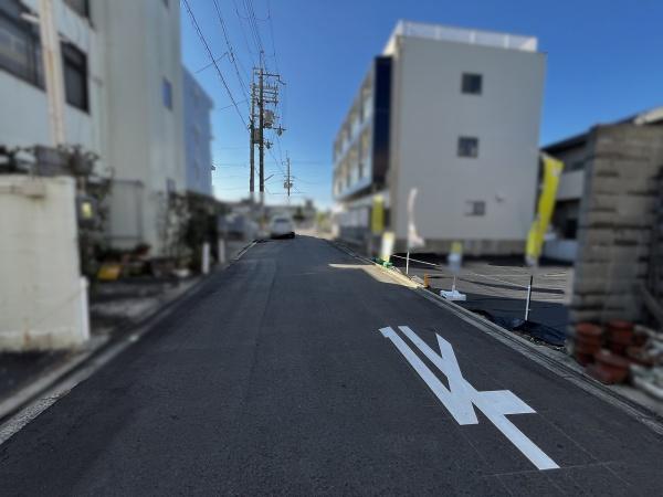 京都市上京区堀川町　2号地　建築条件付売土地 現地写真（前面道路含む現地写真）