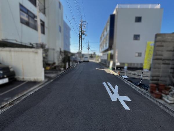 京都市上京区堀川町　2号地　建築条件付売土地 現地写真（前面道路含む現地写真）