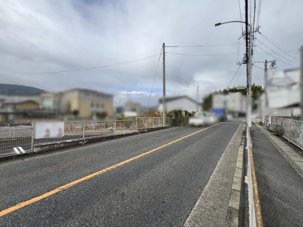 京都市西京区大枝東長町　建築条件無売土地 現地写真（前面道路含む現地写真）