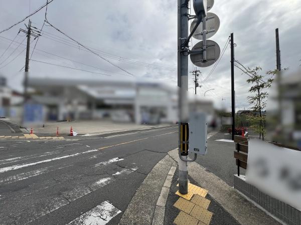 京都市西京区大枝東長町　建築条件無売土地 現地写真（前面道路含む現地写真）