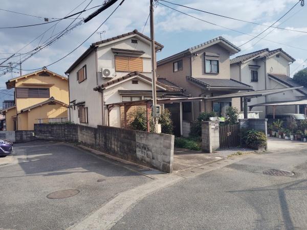 京都市山科区上花山講田町　古家付売土地 現地写真