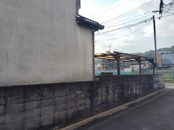 京都市山科区上花山講田町　古家付売土地 現地写真