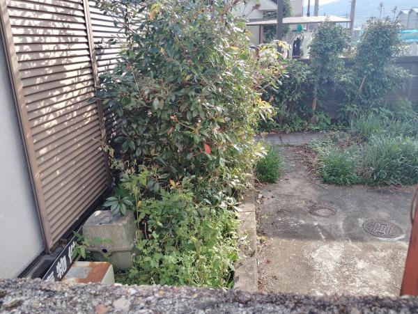 京都市山科区上花山講田町　古家付売土地 現地写真