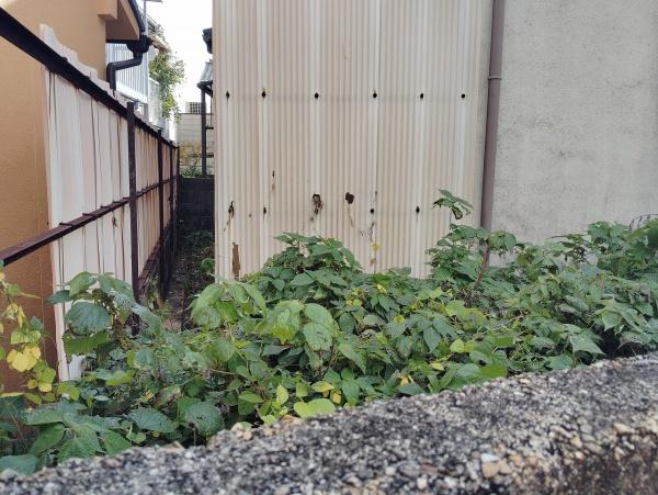京都市山科区上花山講田町　古家付売土地 現地写真