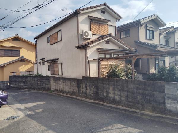 京都市山科区上花山講田町　古家付売土地 現地写真