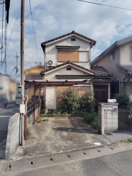 京都市山科区上花山講田町　古家付売土地 現地写真