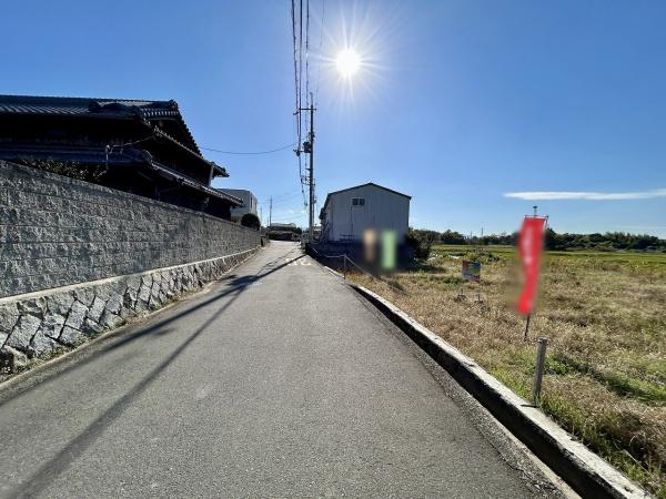 堺市美原区菅生　売土地 現地写真（前面道路含む現地写真）