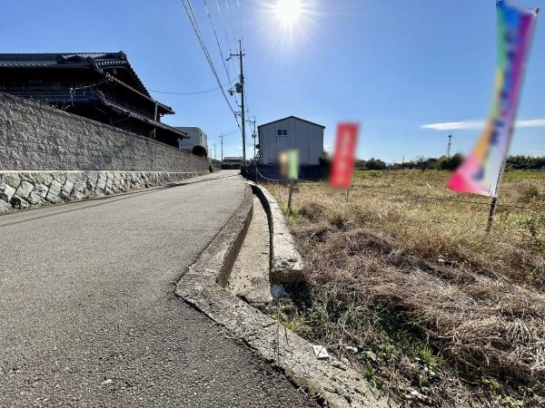 堺市美原区菅生　売土地 現地写真（前面道路含む現地写真）