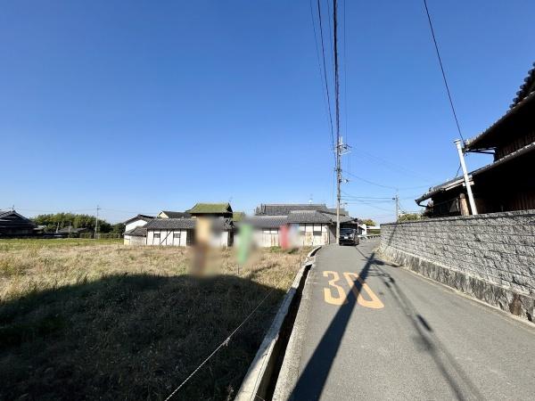 堺市美原区菅生　売土地 現地写真（前面道路含む現地写真）
