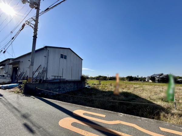 堺市美原区菅生　売土地 現地写真（前面道路含む現地写真）