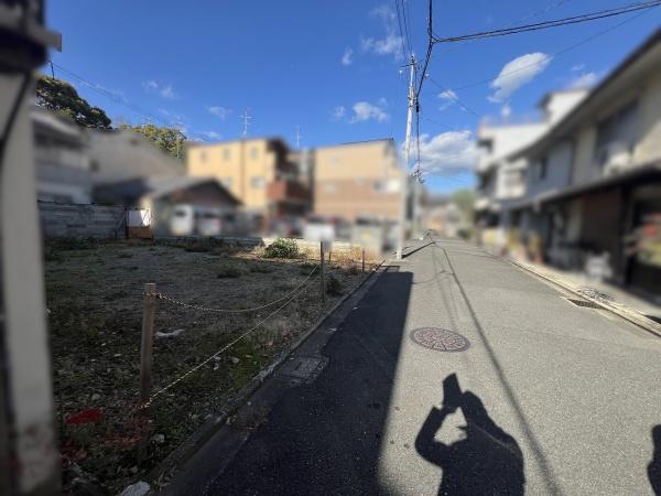京都市上京区鳥居前町　建築条件無売土地 現地写真（前面道路含む現地写真）