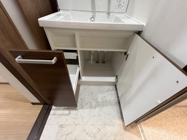 京都市右京区嵯峨広沢北下馬野町　中古戸建 内観写真（洗面台・洗面所）