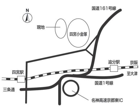 京都市山科区四ノ宮熊ヶ谷　売土地 間取図・土地図
