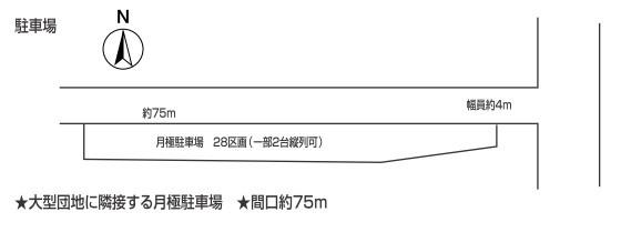 京都市山科区四ノ宮熊ヶ谷　売土地 間取図・土地図