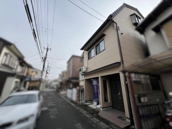 京都市右京区梅津林口町　中古戸建 現地写真（前面道路含む現地写真）