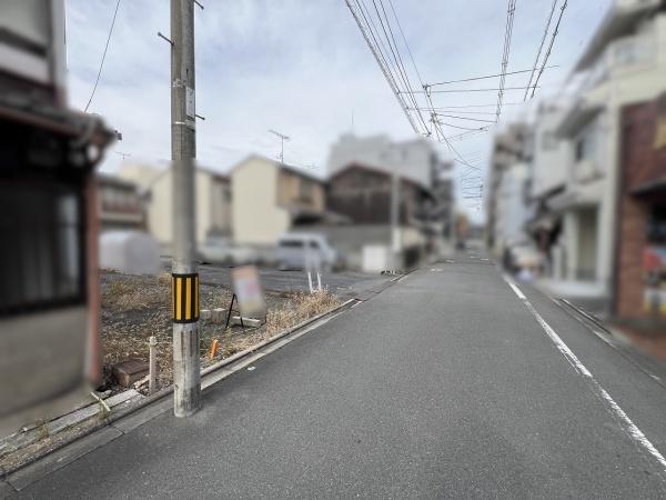 京都市下京区樽屋町　建築条件無売土地 現地写真（前面道路含む現地写真）